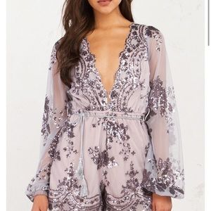Sequin romper